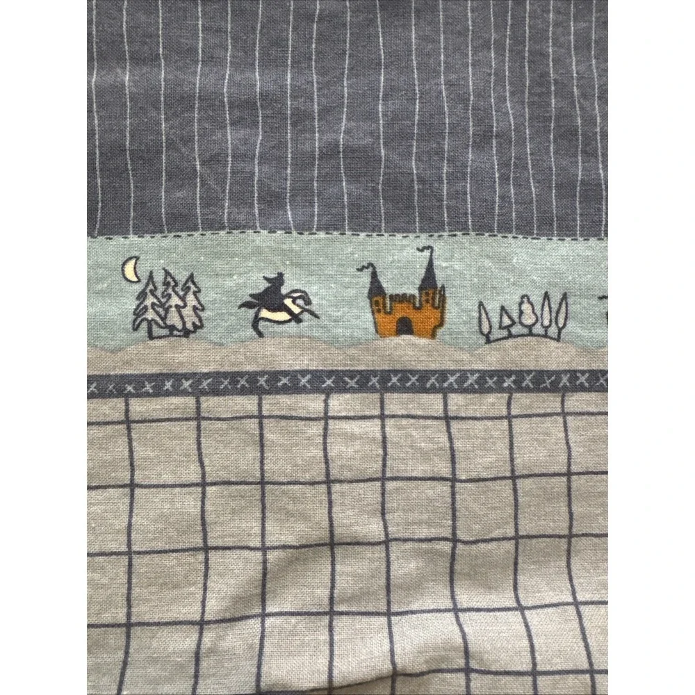 Vintage Y2k Ikea Pillowcase Pillow Sham Childrens Boys Dragons Blue Retired
